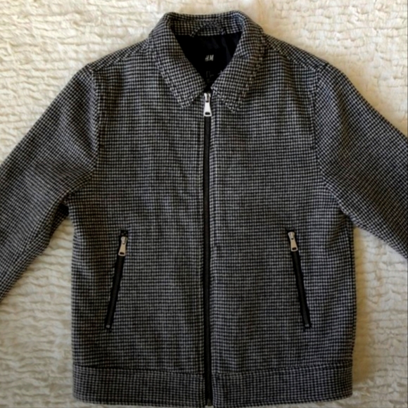 NWOT H&M Houndstooth Jacket Size XS - Picture 3 of 4